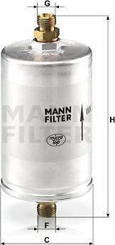 Mann-Filter WK 726/3 - Yanacaq filtri furqanavto.az