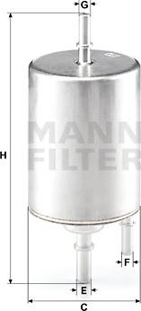 Mann-Filter WK720/4 - Yanacaq filtri furqanavto.az