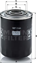 Mann-Filter WP 1144 - Yağ filtri furqanavto.az