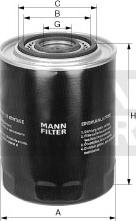 Mann-Filter WP 11 102/1 - Yağ filtri furqanavto.az