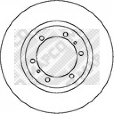 Mapco 45546 - Əyləc Diski furqanavto.az