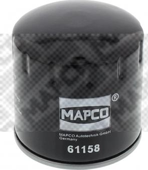 Mapco 61158 - Yağ filtri furqanavto.az