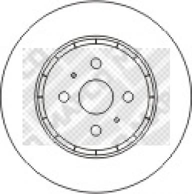 Mapco 15572 - Əyləc Diski furqanavto.az