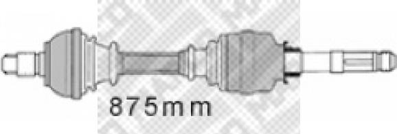 Mapco 16411 - Sürücü mili furqanavto.az