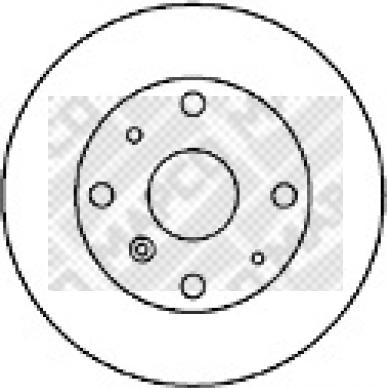 Mapco 25507 - Əyləc Diski furqanavto.az