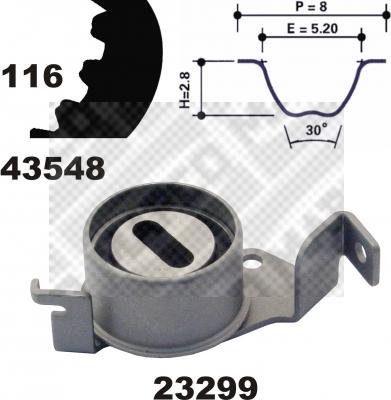 Mapco 23548 - Vaxt kəməri dəsti furqanavto.az