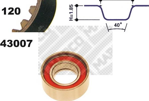 Mapco 23007 - Vaxt kəməri dəsti furqanavto.az