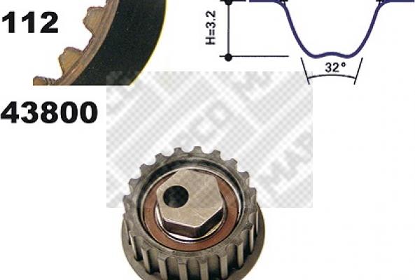 Mapco 23800 - Vaxt kəməri dəsti furqanavto.az