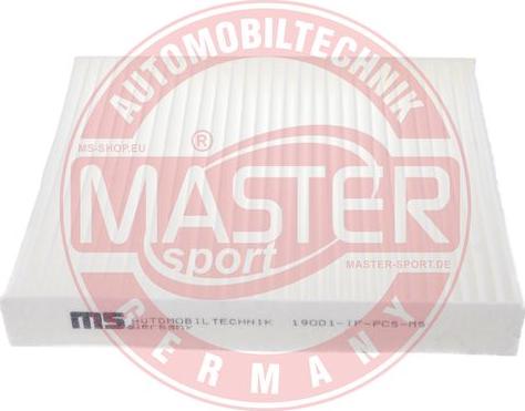 MASTER-SPORT GERMANY 19001-IF-PCS-MS - Filtr, daxili hava furqanavto.az