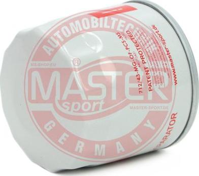 MASTER-SPORT GERMANY 712/43-MG-OF-PCS-MS - Yağ filtri furqanavto.az