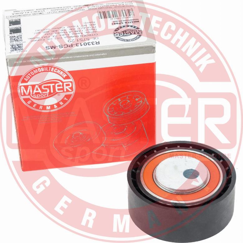 MASTER-SPORT GERMANY R33013-PCS-MS - Yönləndirmə / Bələdçi Kasnağı, v-yivli kəmər furqanavto.az