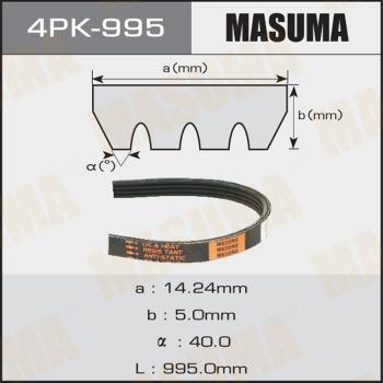 MASUMA 4PK-995 - V-yivli kəmər furqanavto.az