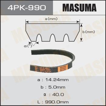 MASUMA 4PK990 - V-yivli kəmər furqanavto.az