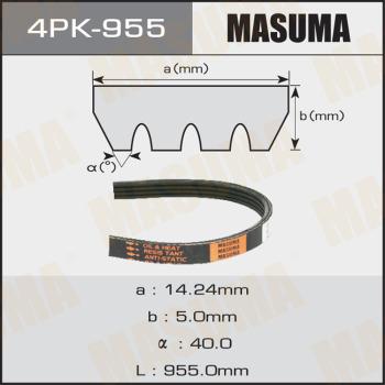 MASUMA 4PK-955 - V-yivli kəmər furqanavto.az