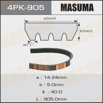 MASUMA 4PK905 - V-yivli kəmər furqanavto.az