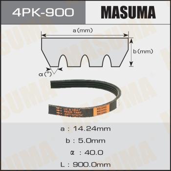 MASUMA 4PK900 - V-yivli kəmər www.furqanavto.az