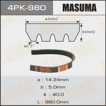 MASUMA 4PK980 - V-yivli kəmər furqanavto.az
