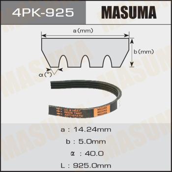MASUMA 4PK925 - V-yivli kəmər furqanavto.az