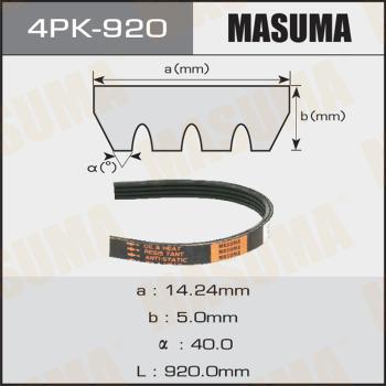 MASUMA 4PK-920 - V-yivli kəmər furqanavto.az