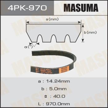 MASUMA 4PK-970 - V-yivli kəmər furqanavto.az