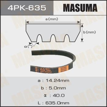 MASUMA 4PK-635 - V-yivli kəmər furqanavto.az