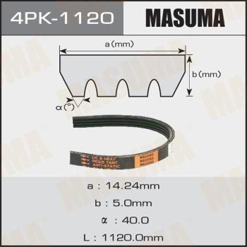 MASUMA 4PK-1120 - V-yivli kəmər furqanavto.az
