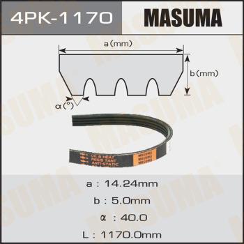 MASUMA 4PK-1170 - V-yivli kəmər furqanavto.az