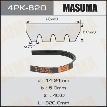 MASUMA 4PK820 - V-yivli kəmər furqanavto.az