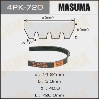 MASUMA 4PK720 - V-yivli kəmər furqanavto.az