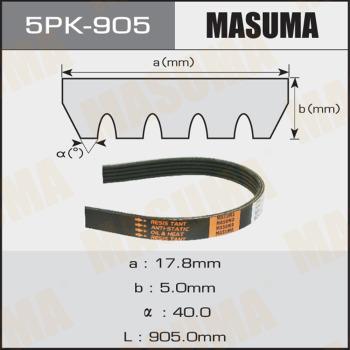 MASUMA 5PK-905 - V-yivli kəmər furqanavto.az