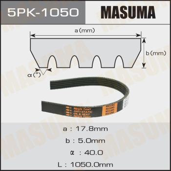 MASUMA 5PK1050 - V-yivli kəmər furqanavto.az