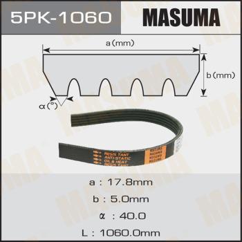 MASUMA 5PK1060 - V-yivli kəmər furqanavto.az