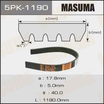 MASUMA 5PK-1190 - V-yivli kəmər furqanavto.az