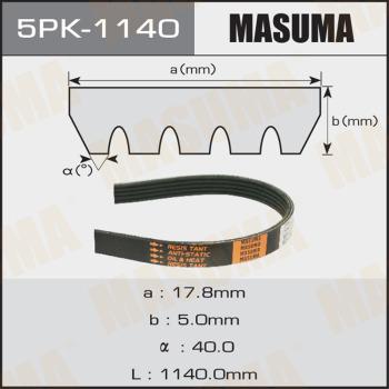 MASUMA 5PK-1140 - V-yivli kəmər furqanavto.az