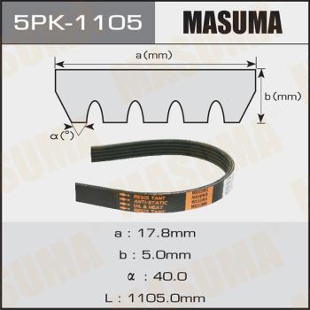 MASUMA 5PK1105 - V-yivli kəmər furqanavto.az