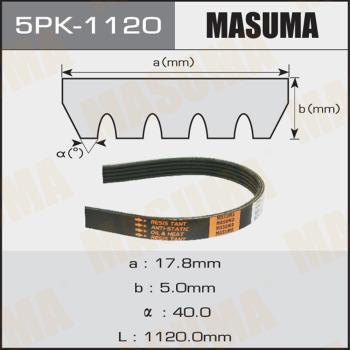 MASUMA 5PK1120 - V-yivli kəmər furqanavto.az