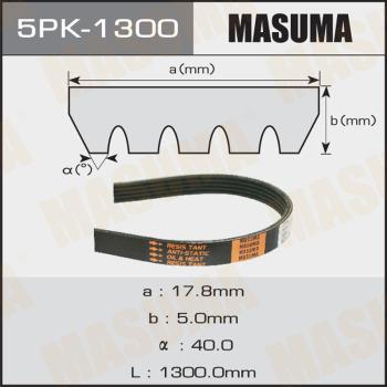 MASUMA 5PK-1300 - V-yivli kəmər furqanavto.az