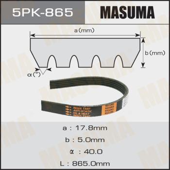 MASUMA 5PK865 - V-yivli kəmər furqanavto.az