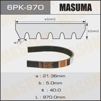 MASUMA 6PK970 - V-yivli kəmər furqanavto.az