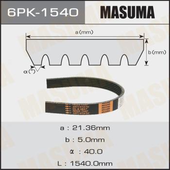 MASUMA 6PK1540 - V-yivli kəmər furqanavto.az