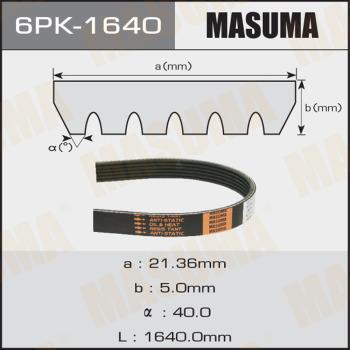 MASUMA 6PK1640 - V-yivli kəmər furqanavto.az