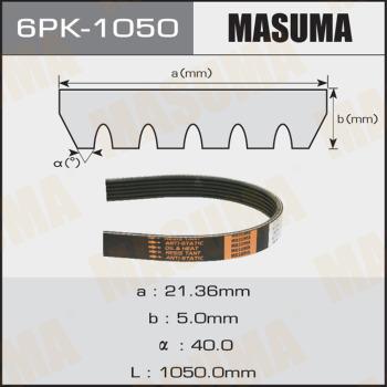 MASUMA 6PK1050 - V-yivli kəmər furqanavto.az