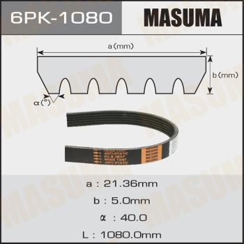 MASUMA 6PK1080 - V-yivli kəmər furqanavto.az