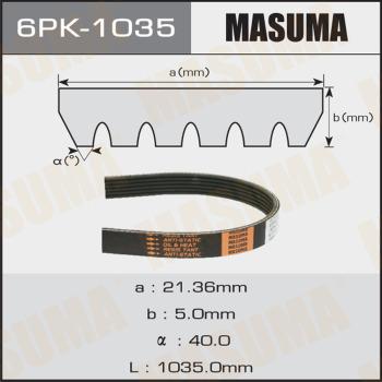 MASUMA 6PK1035 - V-yivli kəmər furqanavto.az