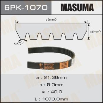 MASUMA 6PK1070 - V-yivli kəmər furqanavto.az