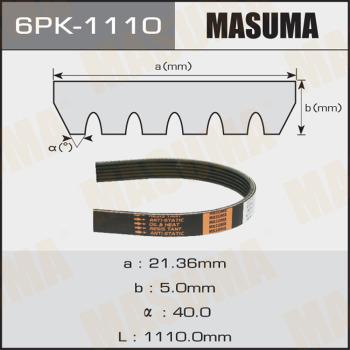 MASUMA 6PK-1110 - V-yivli kəmər furqanavto.az