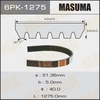 MASUMA 6PK1275 - V-yivli kəmər furqanavto.az