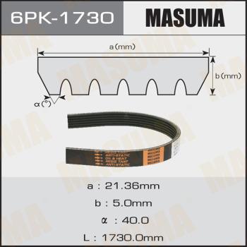MASUMA 6PK1730 - V-yivli kəmər furqanavto.az