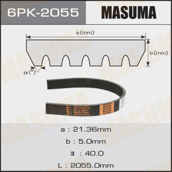 MASUMA 6PK-2055 - V-yivli kəmər furqanavto.az