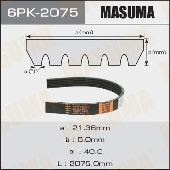 MASUMA 6PK-2075 - V-yivli kəmər furqanavto.az